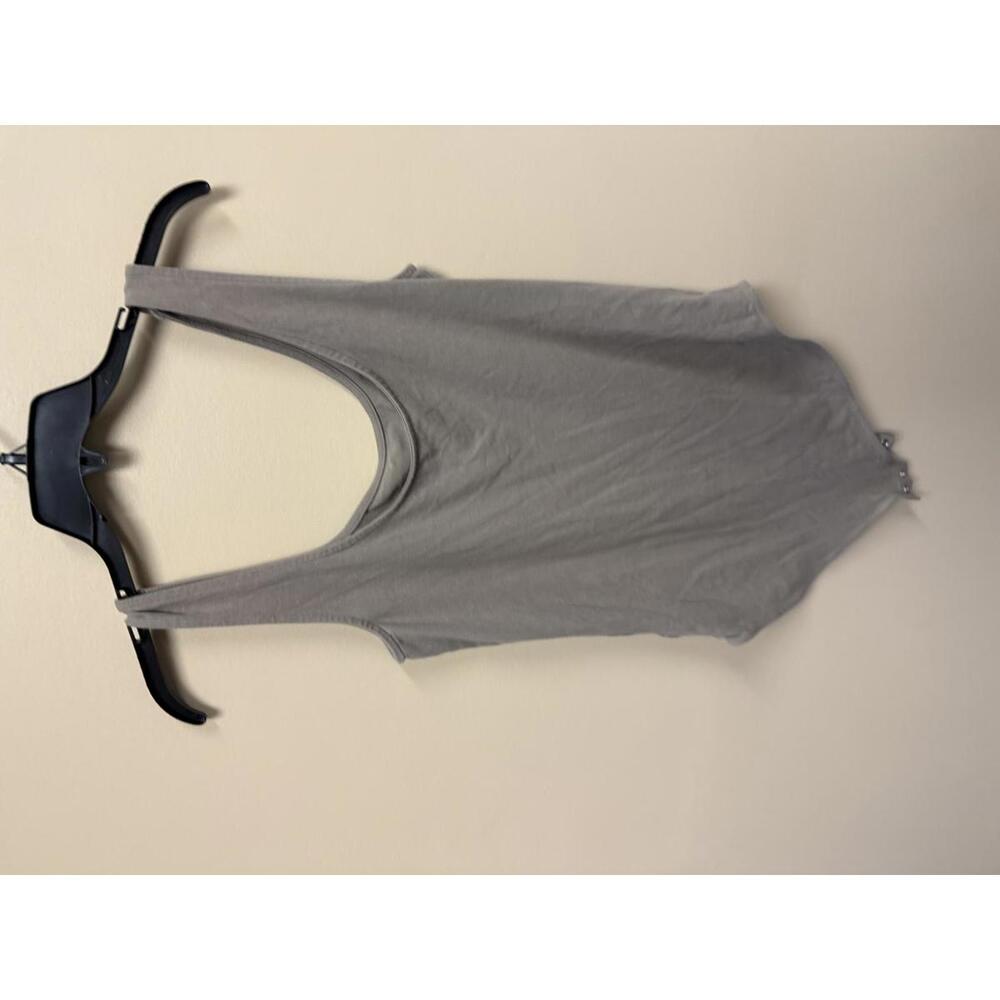 GAP Women's Sleeveless Bodysuit in Taupe Size L Tall